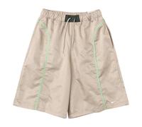 (WMNS) Nike Sportswear Loose Midrise Woven Shorts 'Cream II Camo Green Illusion Green' IV5022-236 L