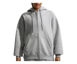 (WMNS) Nike Studio Fleece Medium Weight Oversized Hoodie 'Dark Grey Heather Sail' IM8084-063 XL
