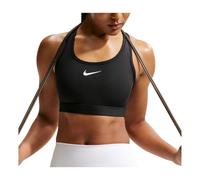 (WMNS) Nike Swoosh Medium-Support Padded Sports Bra 'Black White' DX6821-010 M
