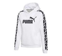 (WMNS) PUMA Amplified Cropped Hoodie 'White' 583817-02 M