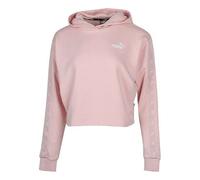 (WMNS) PUMA Amplified Cropped Tr Hoodie 'Pink White' 586592-15 L