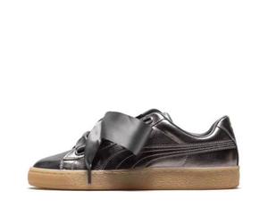 (WMNS) PUMA Basket Heart Luxe 366730-01 6.5