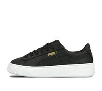 (WMNS) PUMA Basket Platform Core 'Black Gold' 364040-03 7.5