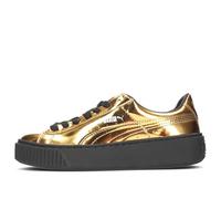 (WMNS) PUMA Basket Platform 'Metallic Gold' 362339-04 7