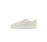 (WMNS) PUMA Basket Premium Logo 'Silver Peony Puma Team Gold' 369952-01 6.5