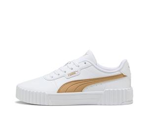 (WMNS) PUMA Carina 3.0 Aqua Metallics 'White Light Sand Gold' 400722-02 6