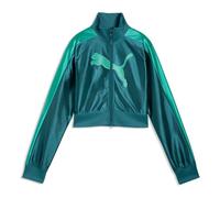 (WMNS) PUMA Future.Puma.Archive T7 Cropped Track Jacket 'Emerald Ice' 634592-41 L