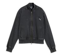(WMNS) PUMA FUTURE.PUMA.ARCHIVE Washed Twill Short Jacket 'PUMA Black' 636681-01 XL