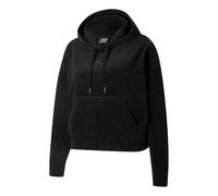 (WMNS) PUMA Her Velour Hoodie 'Black' 846417-01 S