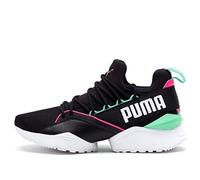 (WMNS) PUMA Muse Maia Street 1 Low-Top Running Shoes Black/Green 367355-01 6