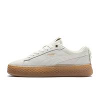 (WMNS) PUMA Smash Platform Frill 'White Gold' 366928-04 9