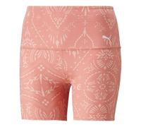 (WMNS) PUMA Studio Printed 5 Inch Training Legging Short 'Rosette' 521591-24 XL