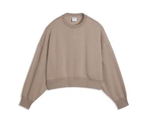 (WMNS) PUMA x Hyrox Heavyweight Crew Sweatshirt 'Mouse Gray' 529249-81 L