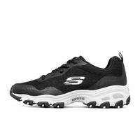 (WMNS) Skechers D Lites 1.0 Low-Top Daddy Shoes Black/White 896002-BKW 5.5