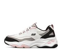 (WMNS) Skechers D'Lites Low-Dad Shoes White/Black/Pink 149492-WBPK 6