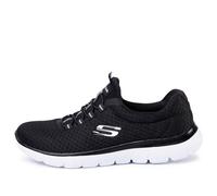 (WMNS) Skechers Summits 'Black White' 12980-BKW 6.5