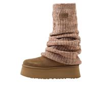 (WMNS) UGG Classic Mini Dipper Legwarmer Boot 'Light Bronze' 1178990-LBNZ 6