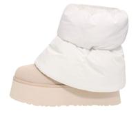 (WMNS) UGG Classic Mini Dipper Puffer Boots 'White Ceramic' 1158275-WCRM 8