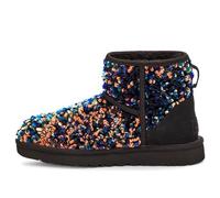 (WMNS) UGG Classic Mini Stellar Sequin Snow Boots Black 1112515-BLK 5