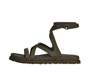 (WMNS) UGG GoldenGaze Embossed Ankle Wrap Sandals 'Dense Smoke' 1178570-DNSS 5