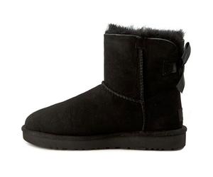 (WMNS) UGG Mini Bailey Bow II Classic Fleece Lined Black 1016501-BLK 8