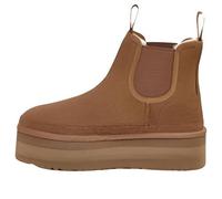 (WMNS) UGG Neumel Platform Chelsea Boot 'Chestnut' 1134526-CHE 5