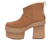 (WMNS) UGG New Heights Platform Mini 'Chestnut' 1157910-CHE 11