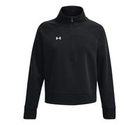 (WMNS) Under Armour Rival Fleece 1/2 Zip Sweatshirt 'Black' 1379492-001 XL