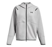 (WMNS) Under Armour Unstoppable Fleece Full Zip Jacket 'Light Grey' 1379842-011 XL