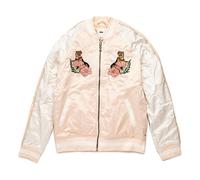 (WMNS) Vans Tiger Floral Embroidery Baseball Jacket Pink VN0A3D7LQIP L
