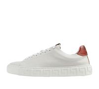 (WMNS) VERSACE Greca Leather Sneakers 'Brown White' 1024653-1A17777-6WM70 5