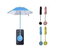 Wmool Magnetic Phone Umbrella for Sun,Outdoor Adjustable Phone Sun Shade Shield,Universal Phone Umbrella Sun Blocker Visor for Beach Pool Anti-Glare