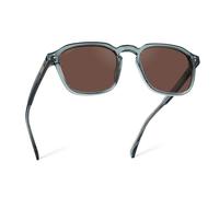 WMP Eyewear - Men's Polarized Square Sunglasses, Wide Fit: Modern Retro Style with Unique Color Combos