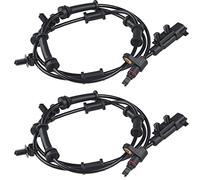 WMPHE 2 Pcs ABS Wheel Speed Sensor Compatible with Jeep Wrangler 3.6L 3.8L 2007 2008 2009 2010 2011 2012 2013 2014 2015 2016 2017, Replacement for 68003281AC 68003281AA, Front Left & Right ABS Sensors