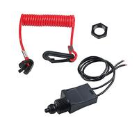 WMPHE Kill Switch with Safety Lanyard Compatible with Johnson Evinrude Sierra OMC Replacement for 585134 MP28870 432230 Cut Off Switch