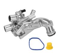 WMPHE Upgraded Aluminium Engine Coolant Thermostat Housing Compatible with Mini Cooper 2011-2016, Cooper Countryman 2011-2017, Cooper Paceman 2013-2016, 1.6L, Replacement for 11538671513 11537647305