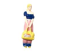 Wmqbjta 1/64 Scale Miniature Figure, Tiny People Model for Display, Handcrafted Craft for Shelf, Style B