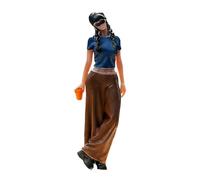Wmqbjta 1:64 Scale Miniature Figurine, Realistic Collectible Model of A Cafe Waitress