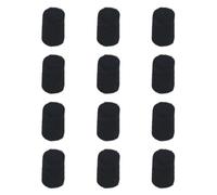 Wmqbjta 12 Pieces Saxophone Felt Pads Portable Felt Columns Key Positioning Repair Parts Instrument Accessories Felt Suitable for Teachers Student Ses, Black