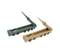 Wmqbjta 2 Pieces 1/144 Construction Toy Vehicle, Realistic Battle Car Simulation, Souvenir Assembly Kit, DF 17