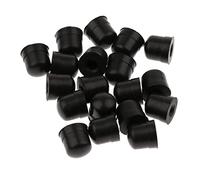 Wmqbjta 20 Black Rubber Tips for Trombone Slides