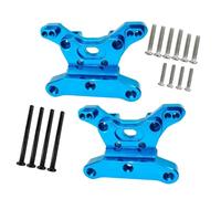 Wmqbjta 2Pcs RC Toy Car Shock Absorber Support Mount Front Rear Portable Replacement Aluminum Alloy Accessory, Blue