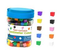 Wmqbjta 300x Centimeter Cubes Sorting Toys for Elementary Kindergarten Preschool