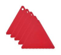 Wmqbjta 5-piece Set: Spreader, Notched Trowel, Small Tool, Paint Spreader, Toothed Spreader for Polyester Resin, Triangle