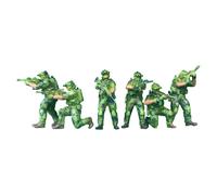 Wmqbjta 6x 1:64 Scale Models Playset Toys for Sand Table Landscape Decor