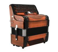 Wmqbjta Button-Style Melodeon Accordion Portable Accordion Storage Case Comfortable to Carry for Artists, Performances, Lessons, Travel