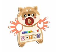 Wmqbjta Children Arithmetic Aid Wooden Counting Board Abacus Math Toy Learning Board Addition Subtraction Slots Hand Counting Elements Fun Learning Wooden