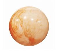 Wmqbjta Children Beach Ball Inflatable Ball Globe With Shiny Coating And Marbled Design PVC Suitable for pool parties beach outings camping trips school recess, Cloud Orange