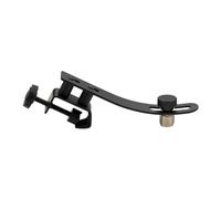 Wmqbjta Clip Drum Hoop Mount Clamp Holder Metal Audio Pickup Bracket With Adjustable Slide And No Scratch Attachment Suitable for engineers live venues rehearsal rooms project studios