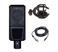 Wmqbjta Condenser Studio Vocal With Wired Connectivity And Shock Absorption For Warm Voice And Stable Output suitable for podcasting livestreaming home studio content